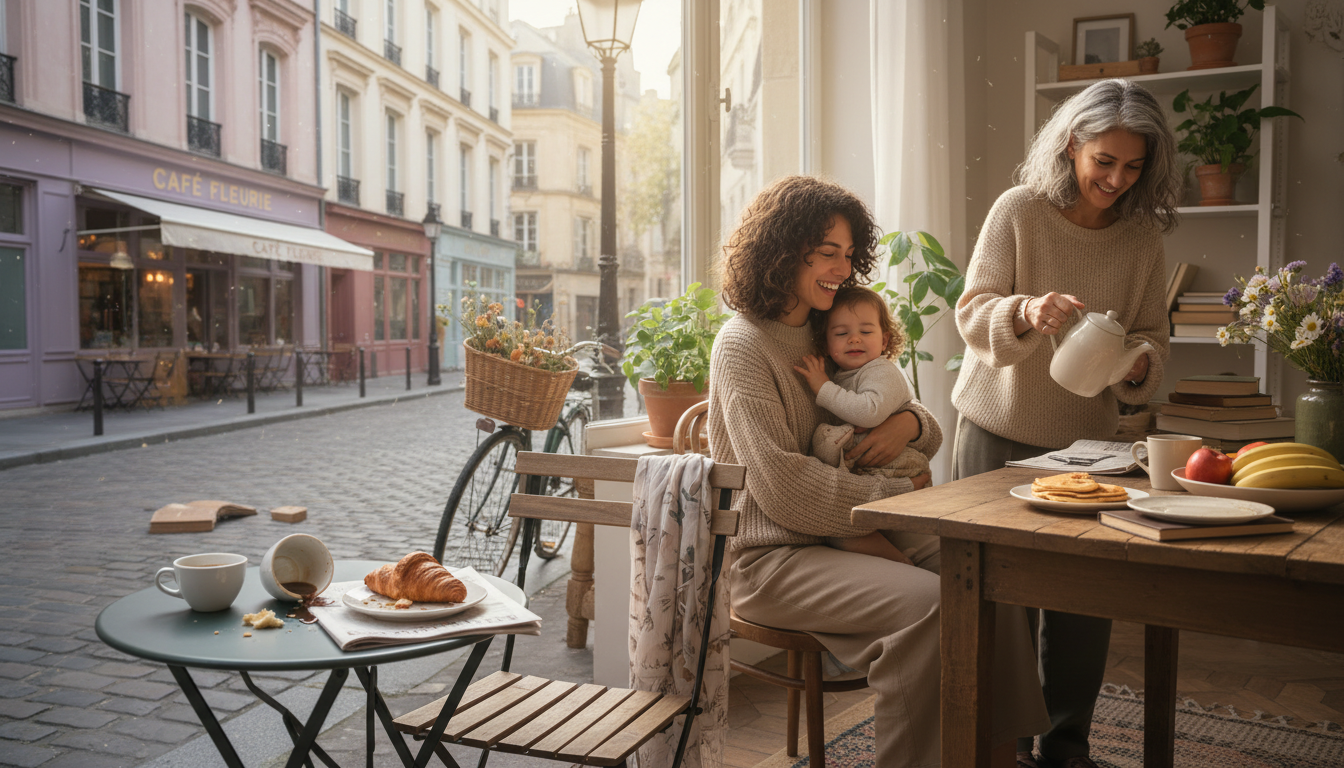 Quiet urban street after a mysterious global event.